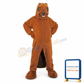 Deluxe Beaver Mascot Costume