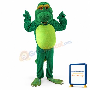Old Alligator Mascot Costume