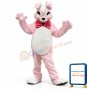 Deluxe Pink Bunny Rabbit Mascot Costume