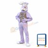 Purple Bunny Rabbit Mascot Costume