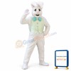 Cute White Bunny Rabbit Mascot Costume