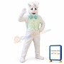 Cute White Bunny Rabbit Mascot Costume