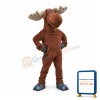 Cute Moose Mascot Costume