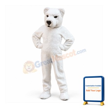 Deluxe Polar Bear Mascot Costume