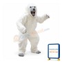 Deluxe Polar Bear Mascot Costume