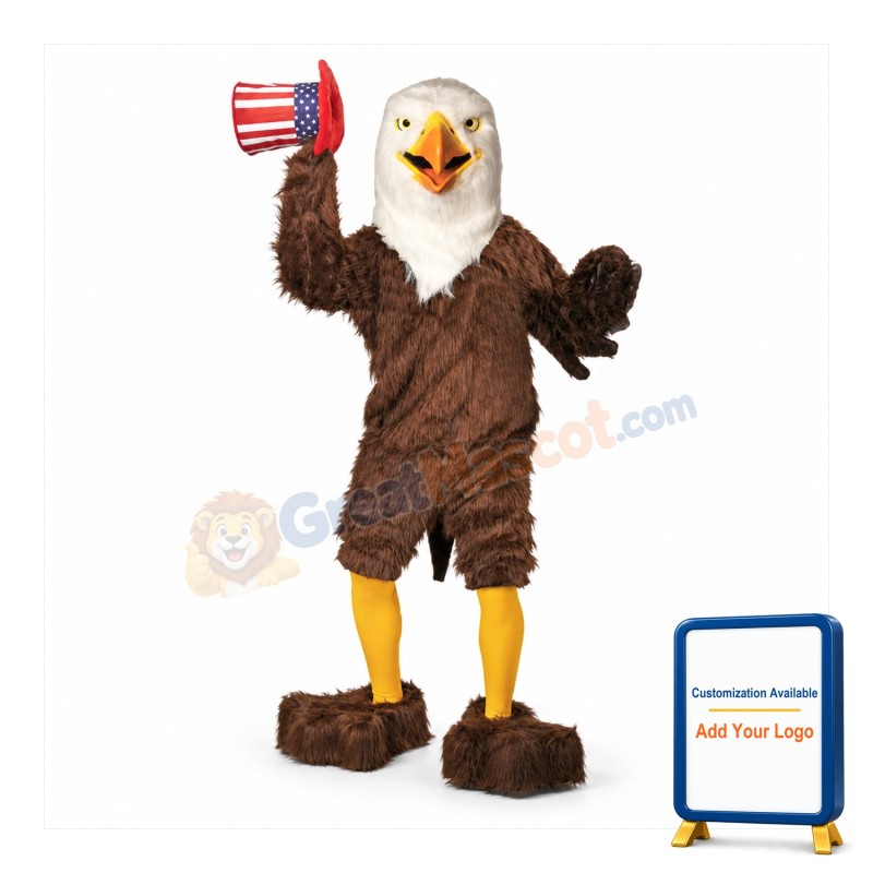 Deluxe Eagle Mascot Costume