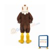 Brown & White Hawk Mascot Costume