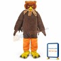 Brown Furry Owl Mascot Costume