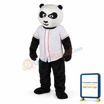 Baseball Panda Bear Mascot Costume