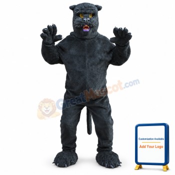 Sleek Black Panther Mascot Costume