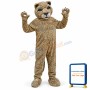 Spotted Brown Leopard Mascot Costume