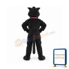 Black White Cartoon Cat Mascot Costume