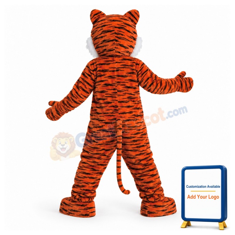 Adult Deluxe Tiger Mascot Costume