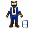 Worker Bear Mascot Costume