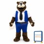 Worker Bear Mascot Costume