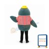 Green Dolphin Mascot Costume
