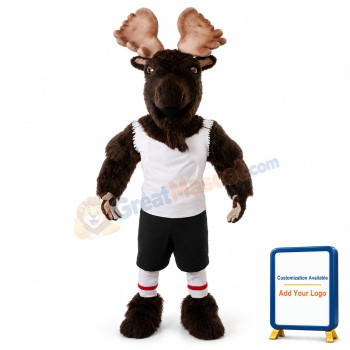 Sport Moose Mascot Costume