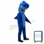 Blue Shark Mascot Costume