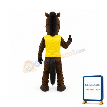Happy Horse Mascot Costume