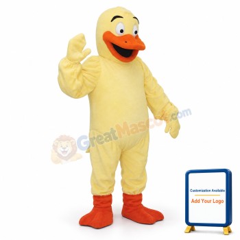 Yellow Duck Mascot Costume