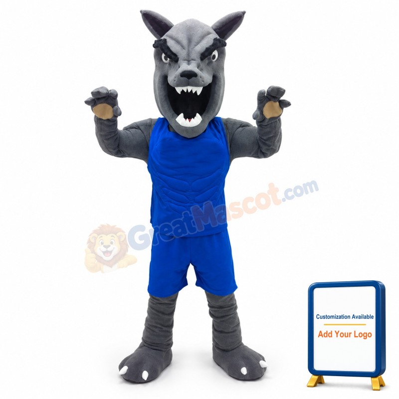 High School Wolf Mascot Costume
