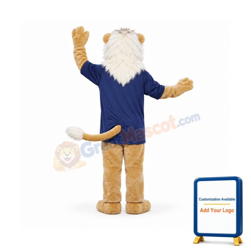 High School Lion Mascot Costume For Adult