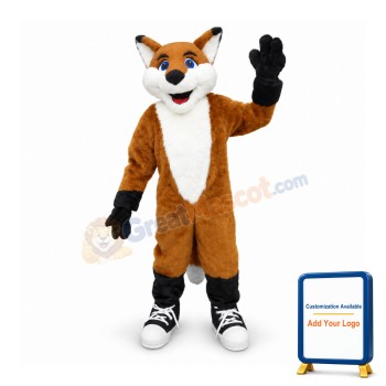 Happy Fox Mascot Costume