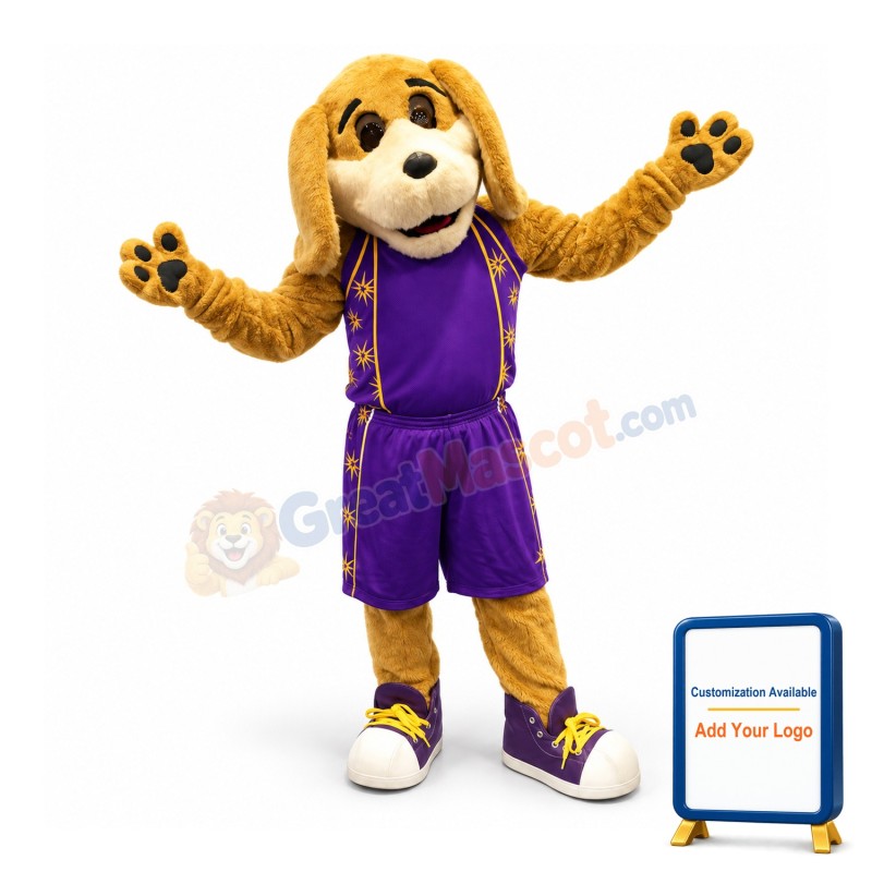 College Sport Dog Mascot Costume