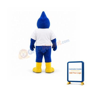 College Blue Bird Mascot Costume