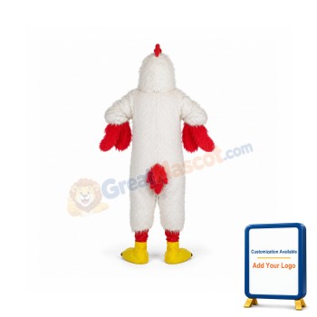 White Chicken Mascot Costume