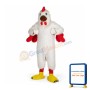 White Chicken Mascot Costume