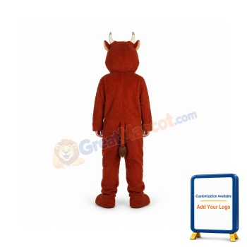 One Person Bull Mascot Costume