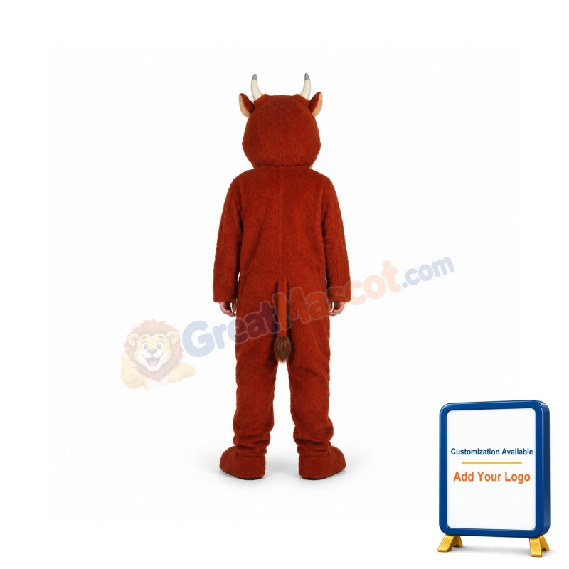 One Person Bull Mascot Costume