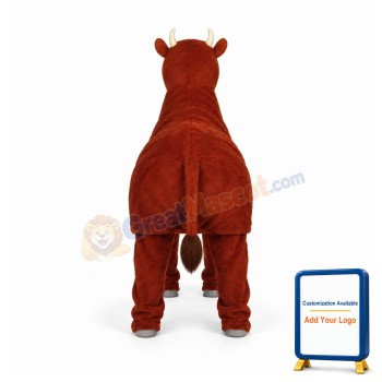Two Person Bull Mascot Costume