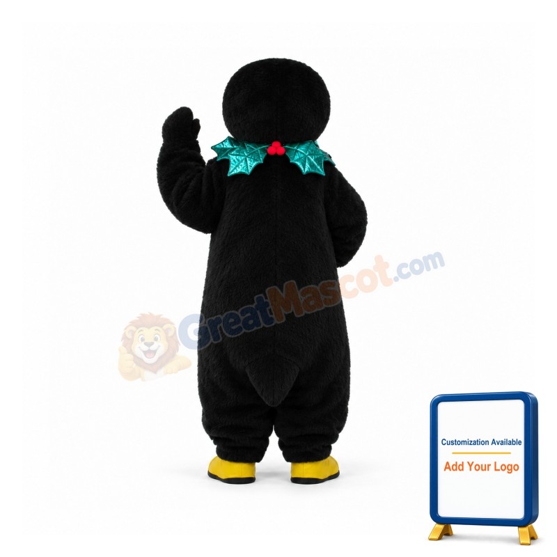 Holiday Penguin Mascot Costume