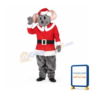 Xmas Mouse Mascot Costume
