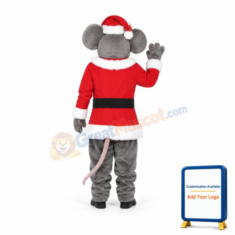 Xmas Mouse Mascot Costume