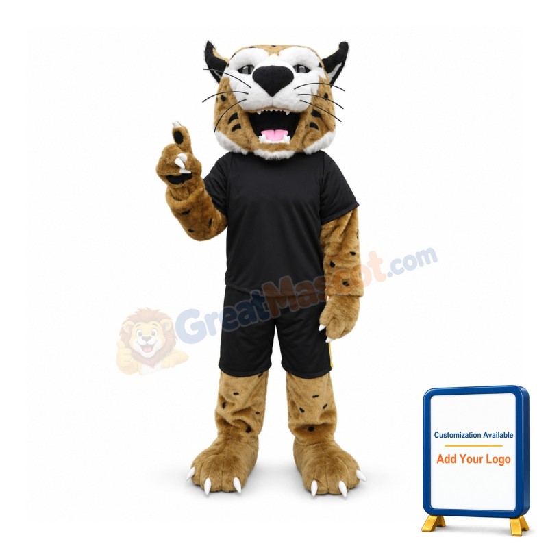 University Bobcat Mascot Costume