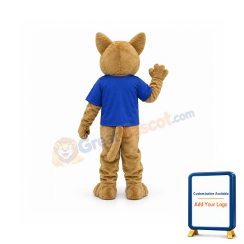 Friendly Wildcat Mascot Costume