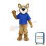 Friendly Wildcat Mascot Costume