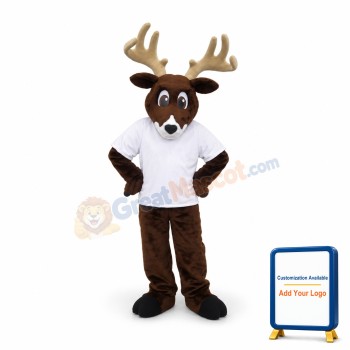 College Deer Mascot Costume