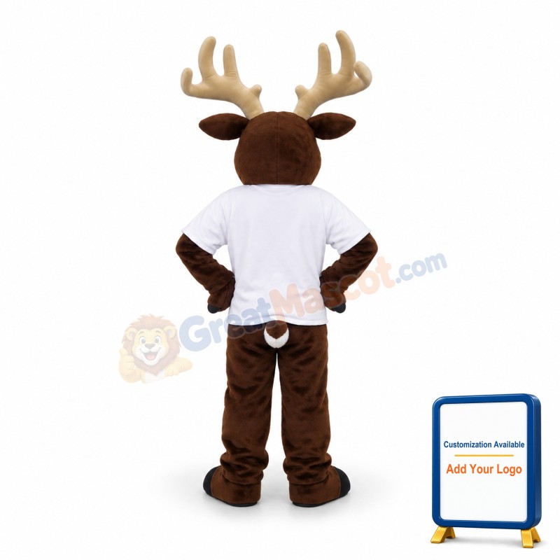 College Deer Mascot Costume