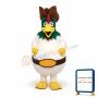 White Furry Rooster Mascot Costume