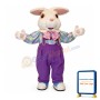 White Furry Easter Bunny Mascot Costume