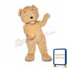Golden Brown Teddy Bear Mascot Costume