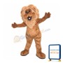 Realistic Furry Lion Mascot Costume