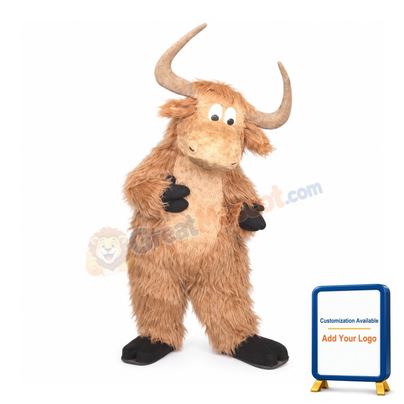Yak Mascot Costume
