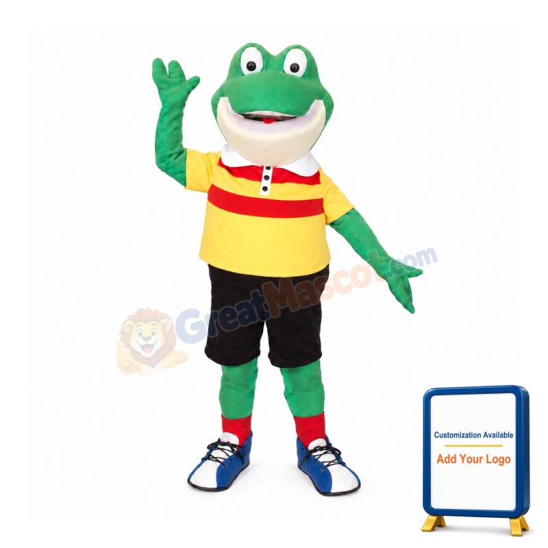 Happy Froggy Mascot Costume