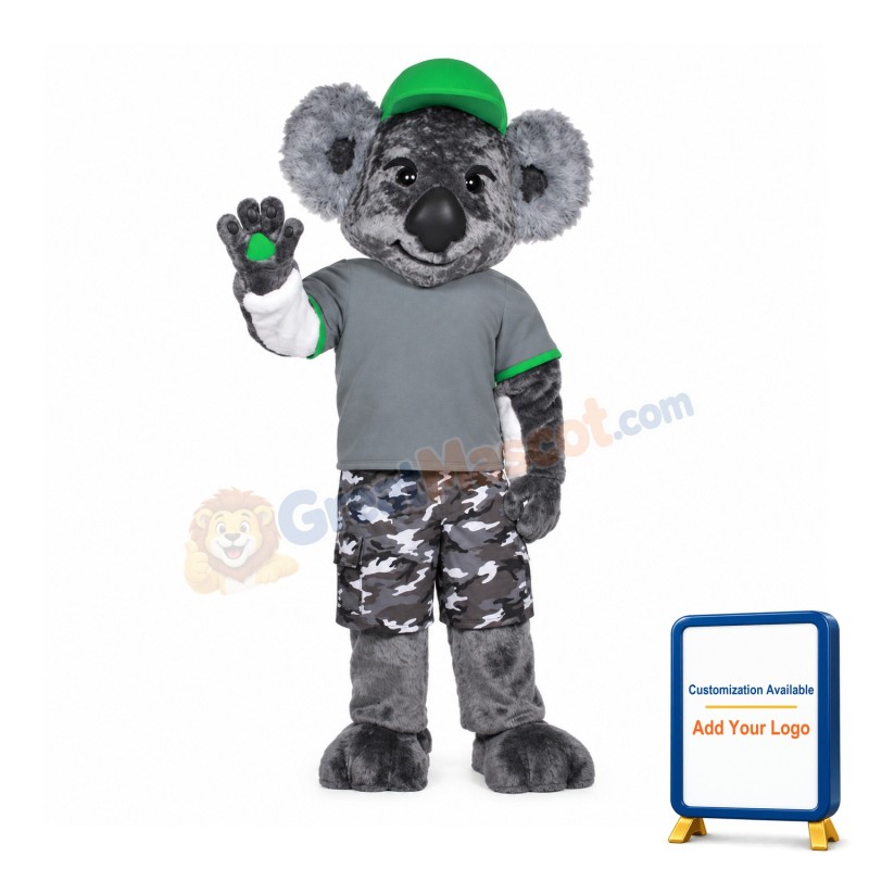 College Koala Mascot Costume