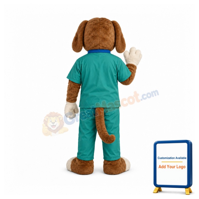 Health Hound Dog Mascot Costume